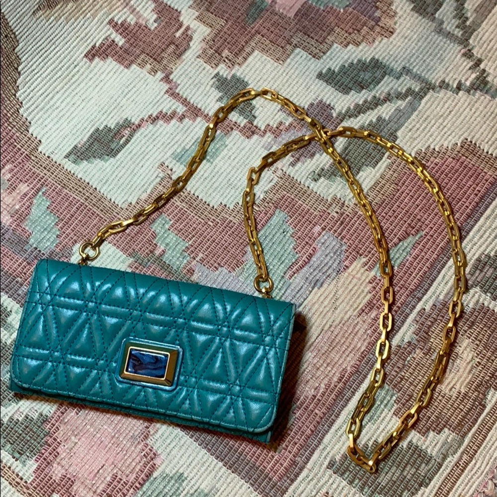 Marc by Marc Jacobs lamb leather chain crossbody - Picture 1 of 5